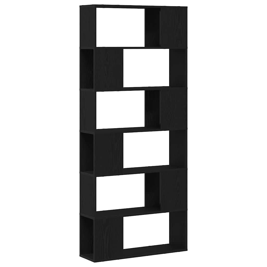 Entertainment Center Black 80 x 24 x 186 cm Engineered wood